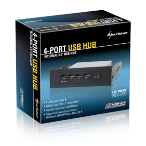 Sharkoon Hub USB 4 puertos interno 3