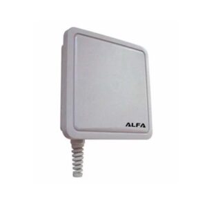 ALFA NETWORK ODC-2414 carcasa exterior con antena wifi panel 14dBi vista delantera