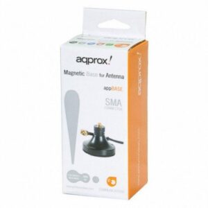 Approx base magnética para antena wifi conector sma caja
