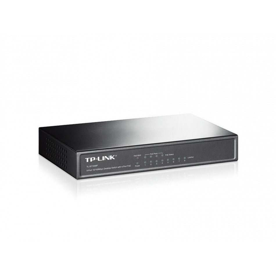 Switch TP-LINK TL-SF1008P Ethernet 10/100Mbps 8 puertos 4 puertos PoE - Imagen 2