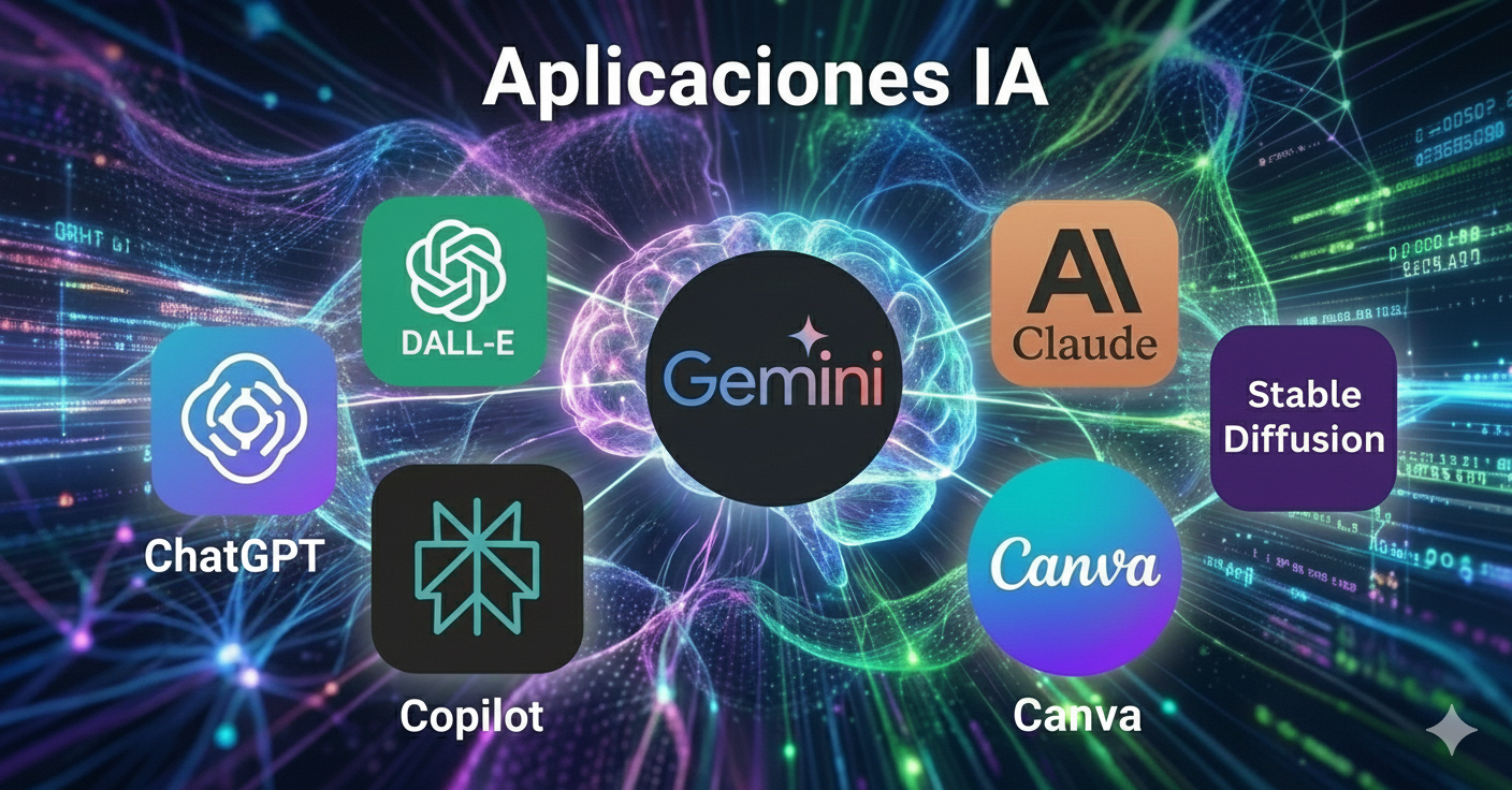 aplicaciones mas usadas de inteligencia artificial ia